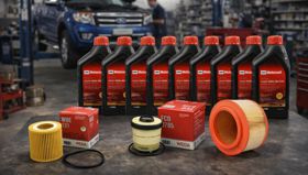 Various car filters (air, oil, fuel)